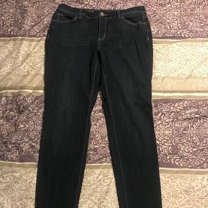 Simply Vera Wang Skinny Mid Rise Jeans